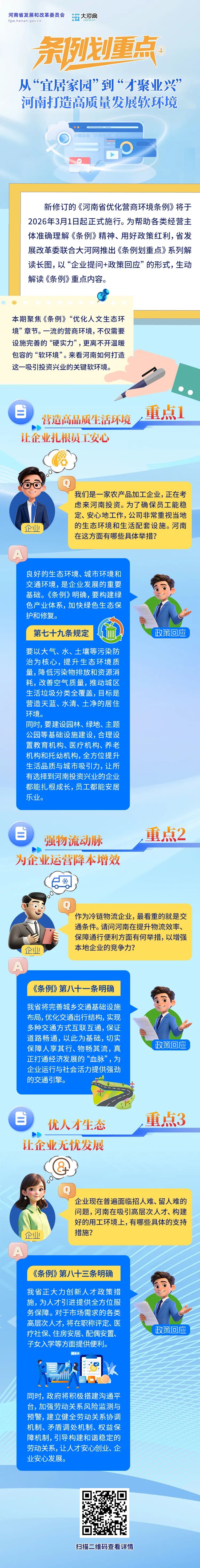 条例划重点④丨从“宜居家园”到“才聚业兴”，河南如何打造发展软环境？