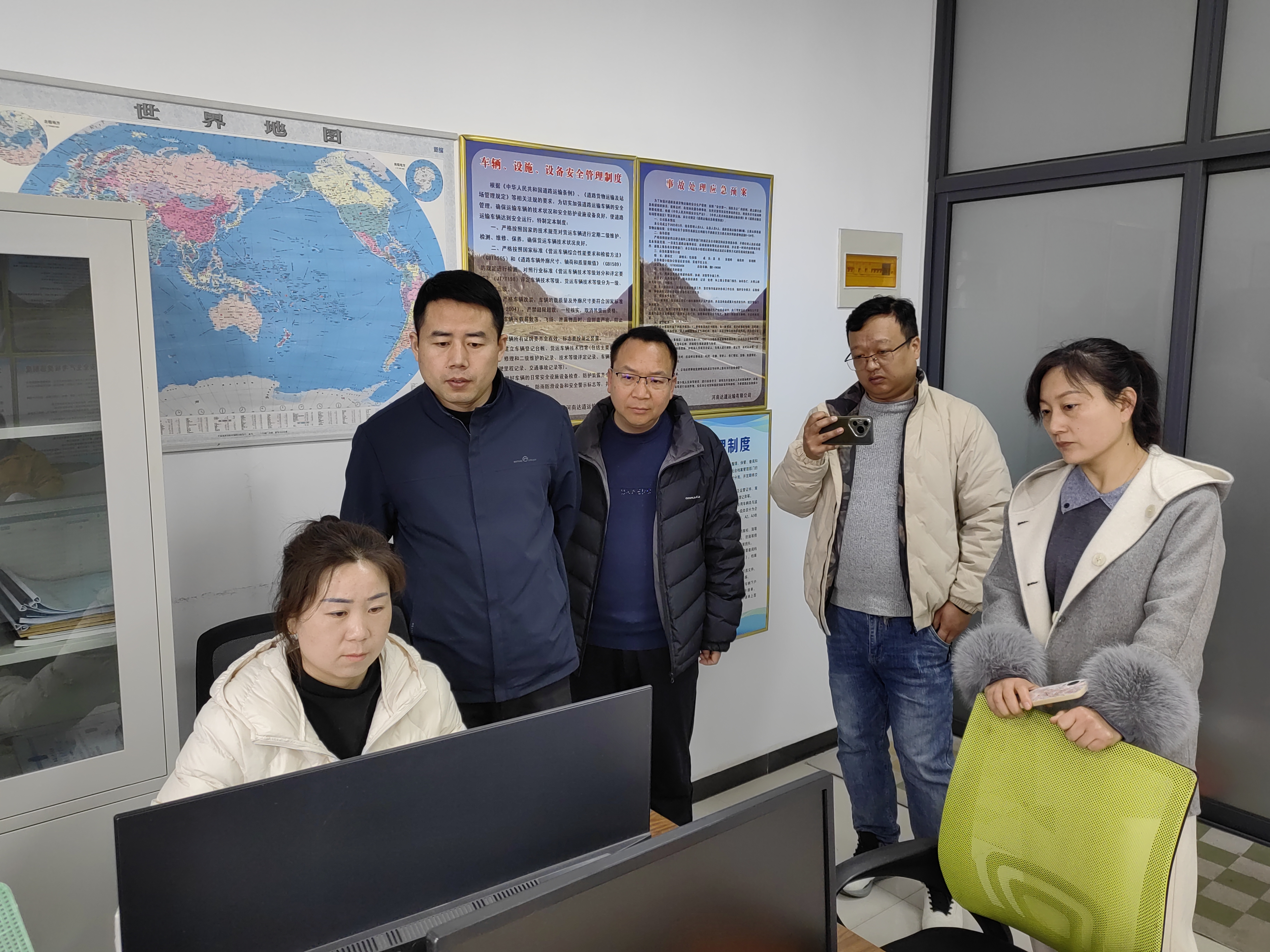 文峰区交通运输局  迎接河南省交通运输厅安全生产专项检查