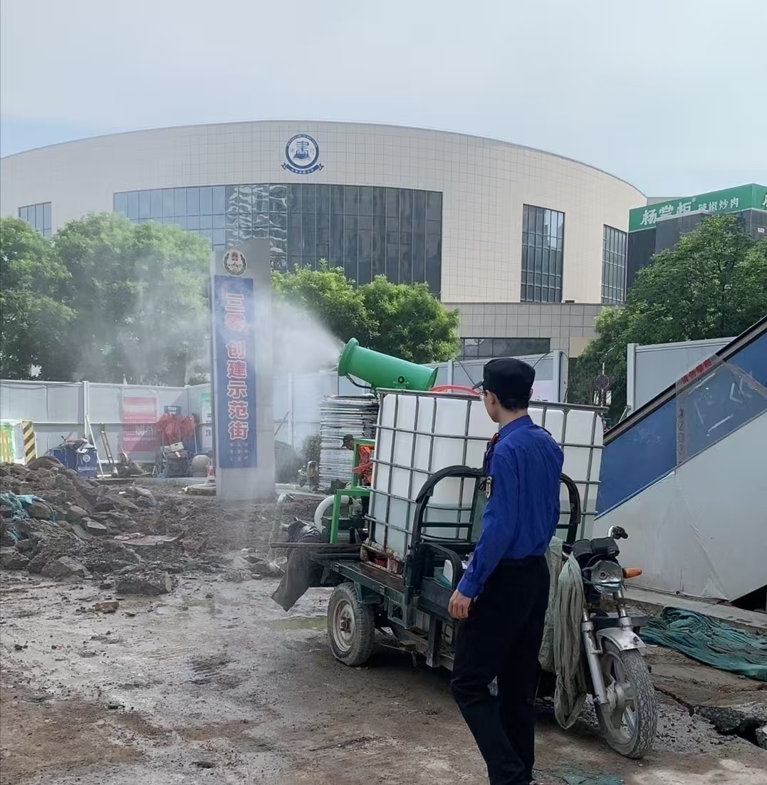 万达商业服务中心开展工地安全检查工作