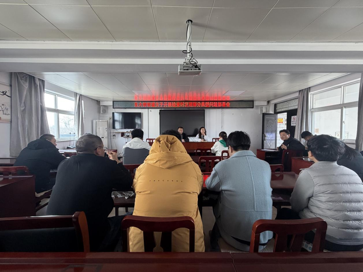 东大街街道召开第一季度安全形势分析会