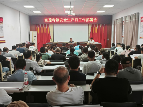 紧绷安全弦 筑牢防护网——宝莲寺镇召开安全生产月工作部署会 紧绷安全弦 筑牢防护网——宝莲寺镇召开安全生产月工作部署会