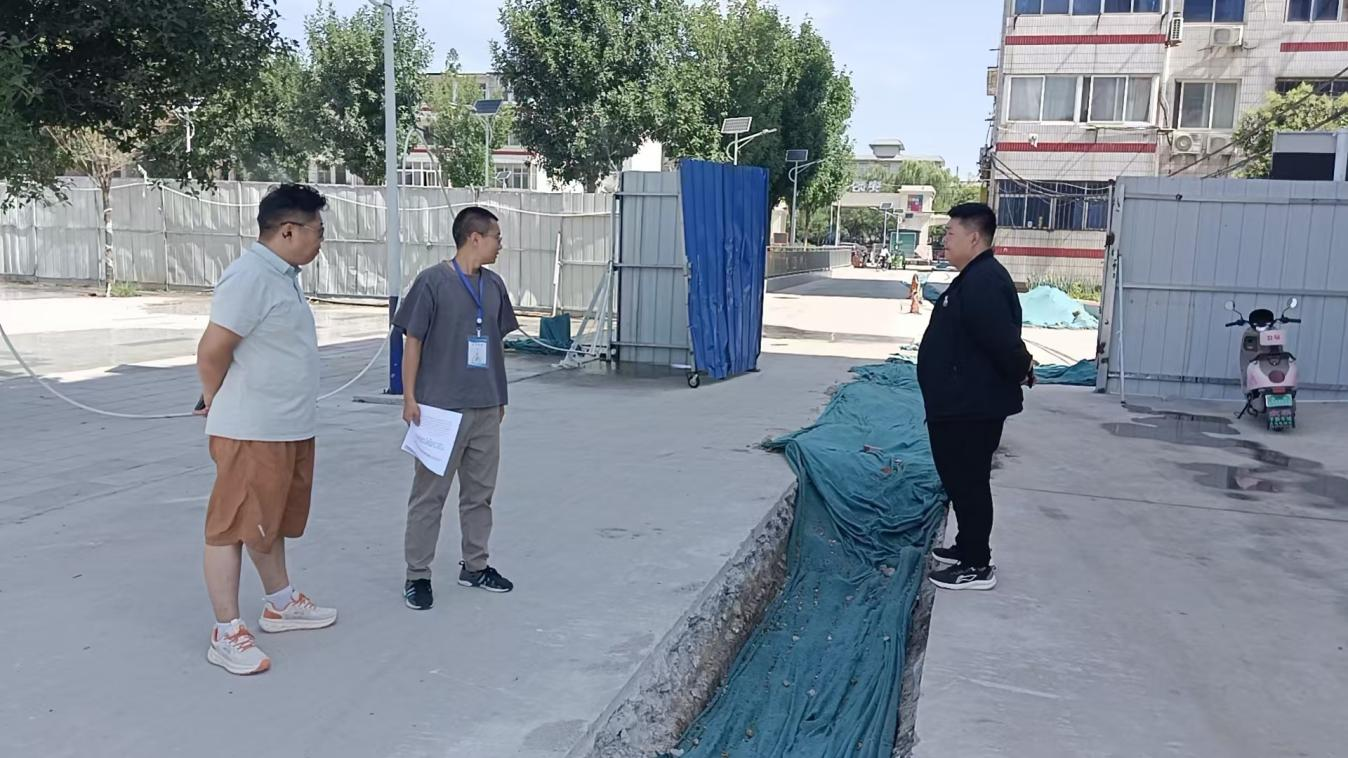 文峰区住建局开展防范涉燃第三方施工破坏专项排查