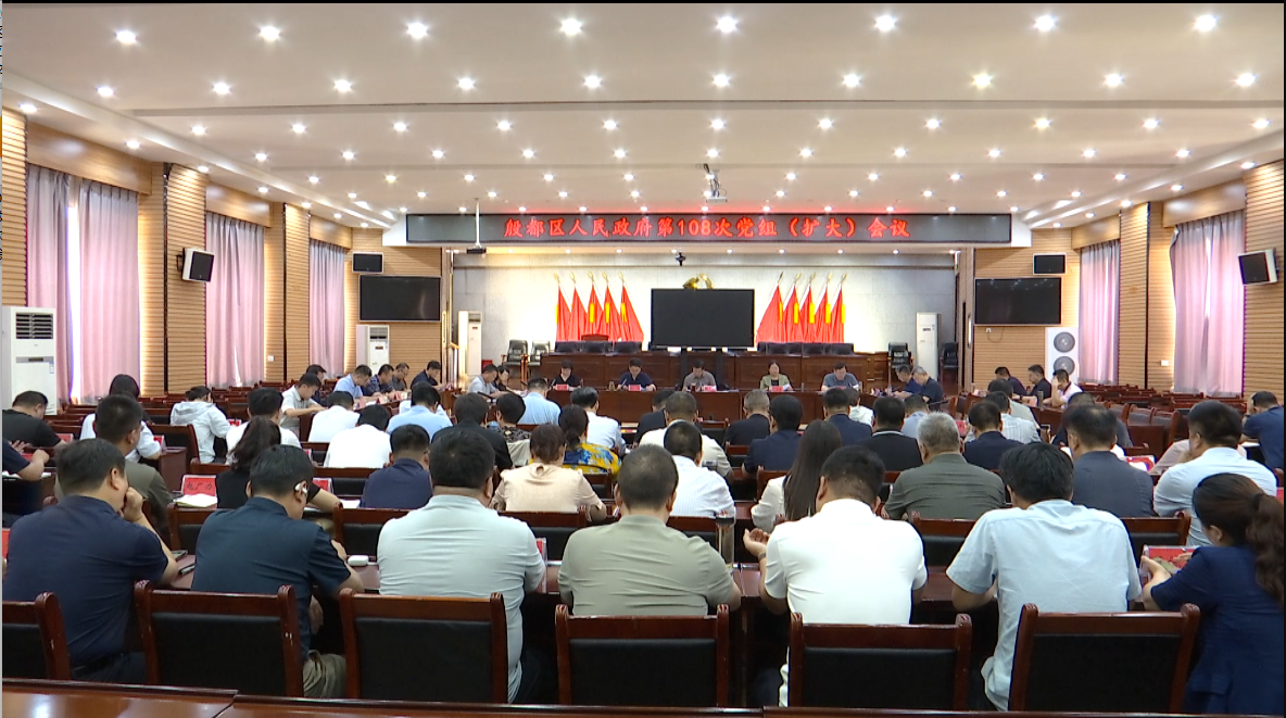 殷都区政府第108次党组（扩大）会议召开