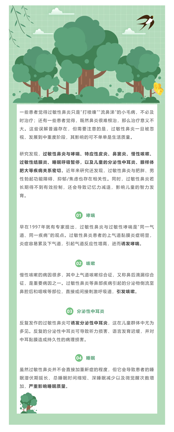 过敏性鼻炎是小病，“打喷嚏”“流鼻涕”而已……是真是假？