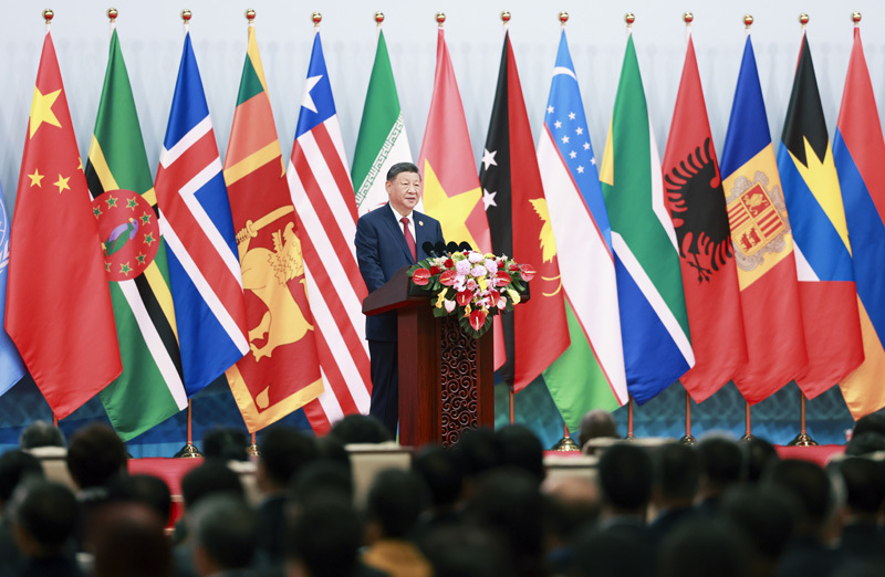 習近平出席全球婦女峰會開幕式並發表主旨講話