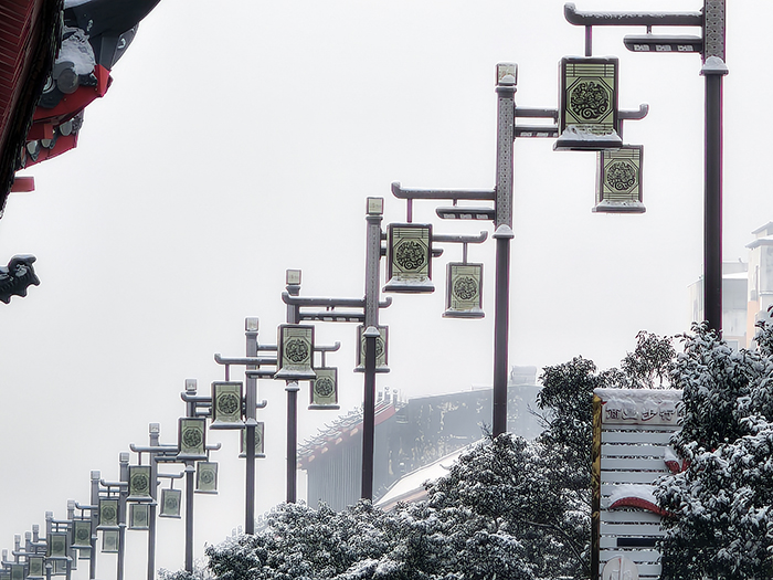 【圖說嶽鄉】雪落嶽鄉 詩意湯陰