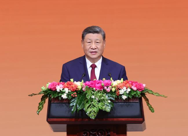 习近平为美国总统特朗普举行欢迎宴会