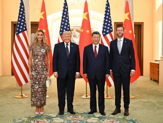 习近平为美国总统特朗普举行欢迎宴会