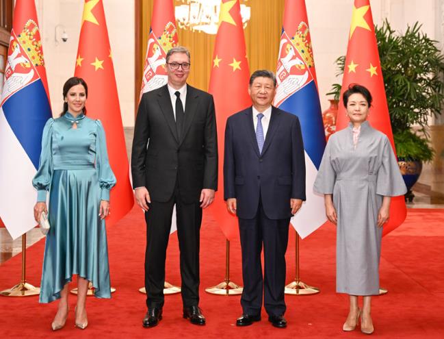 习近平同塞尔维亚总统武契奇会谈 习近平同塞尔维亚总统武契奇会谈