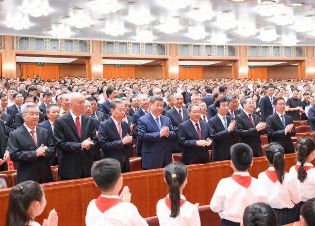 庆祝中国共产党成立105周年音乐会《人民至上》在京举行习近平李强赵乐际王沪宁蔡奇丁薛祥李希韩正出席观看