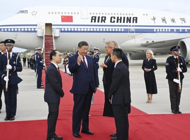 习近平抵达华盛顿对美国进行国事访问 习近平抵达华盛顿对美国进行国事访问