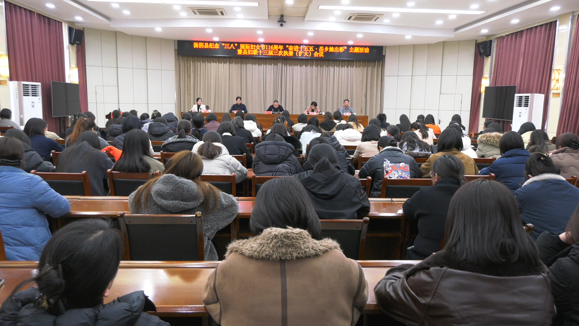 汤阴县举行纪念“三八”国际妇女节116周年“奋进十五五·岳乡她出彩”主题活动
