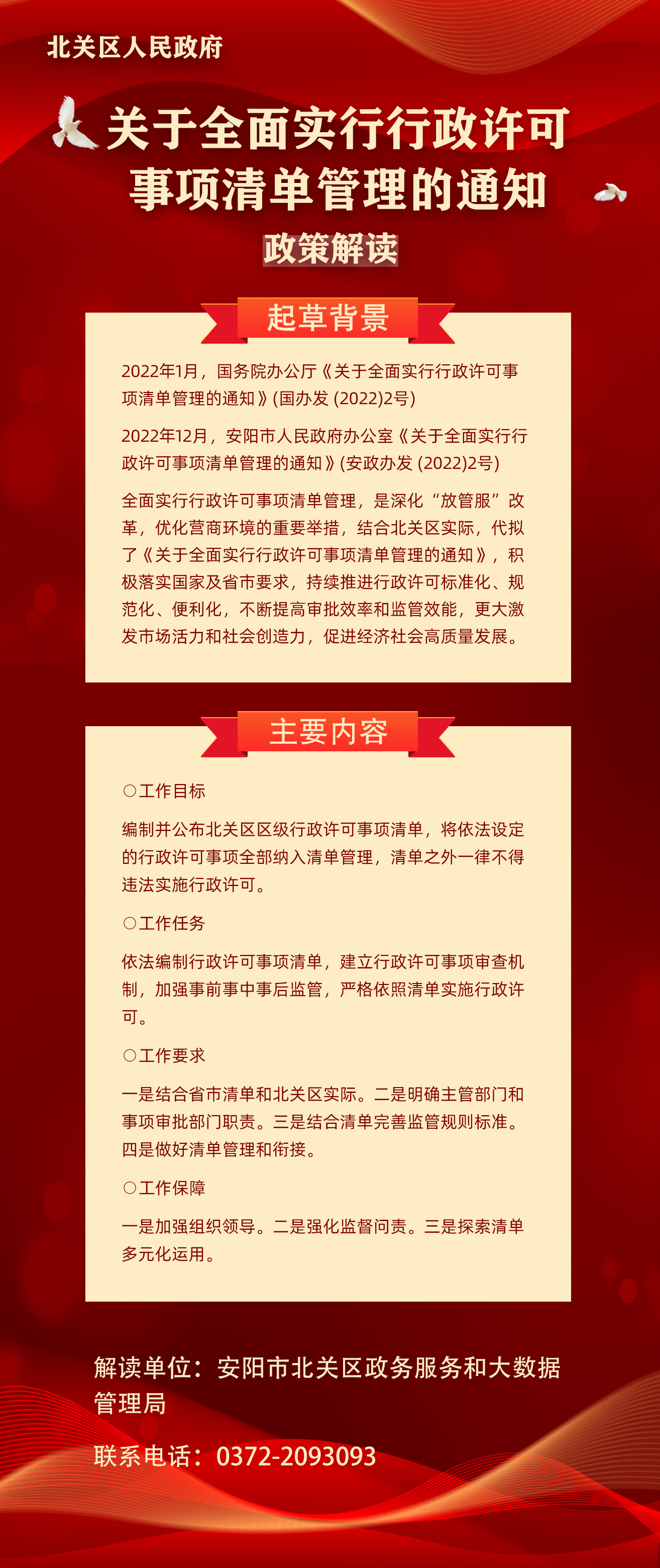 北政办〔2023〕7号 《安阳市北关区人民政府办公室关于全面实行行政许可事项清单管理的通知》的政策解读.jpg