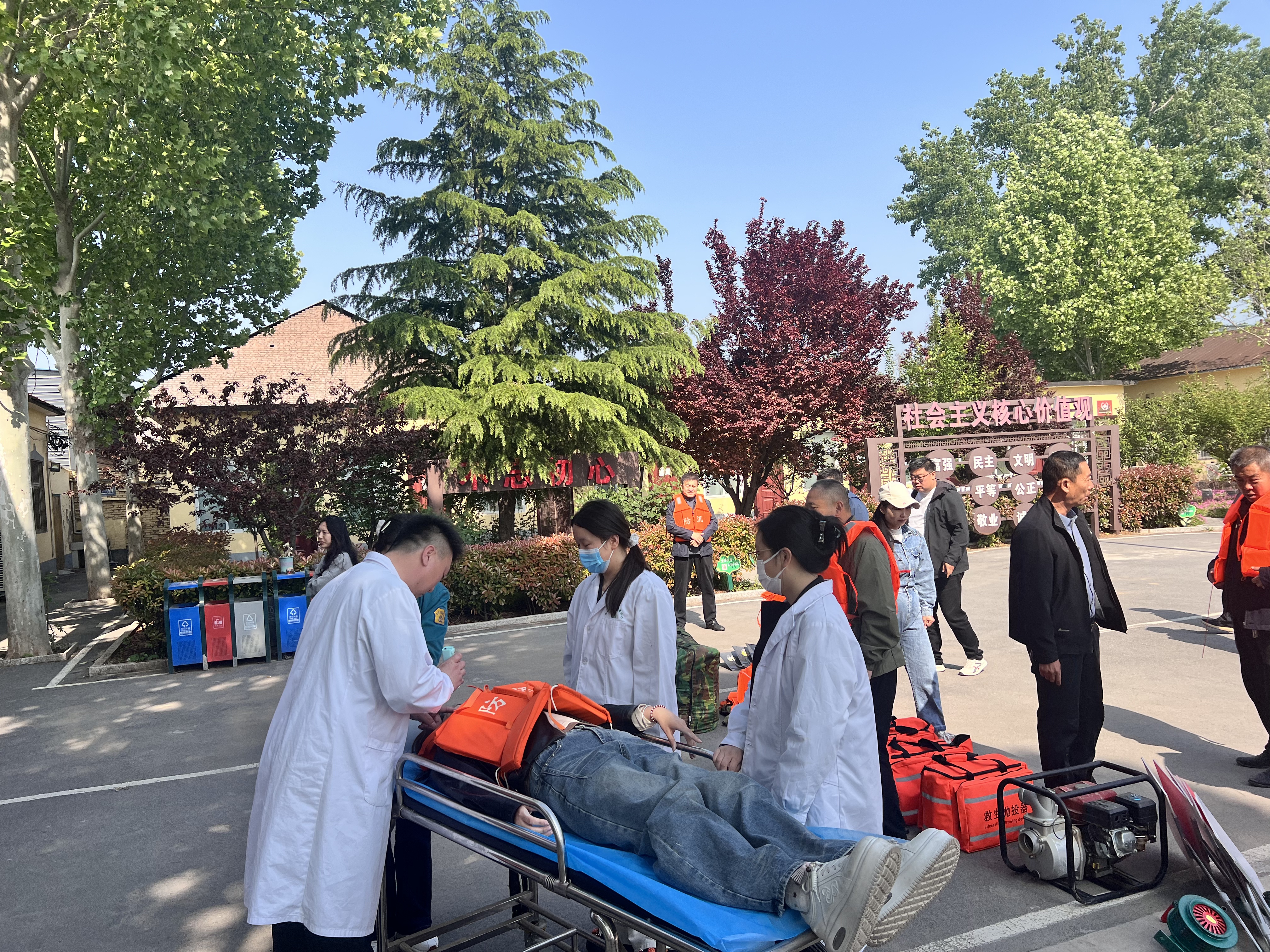 田村街道组织开展2026年度防汛实战应急演练