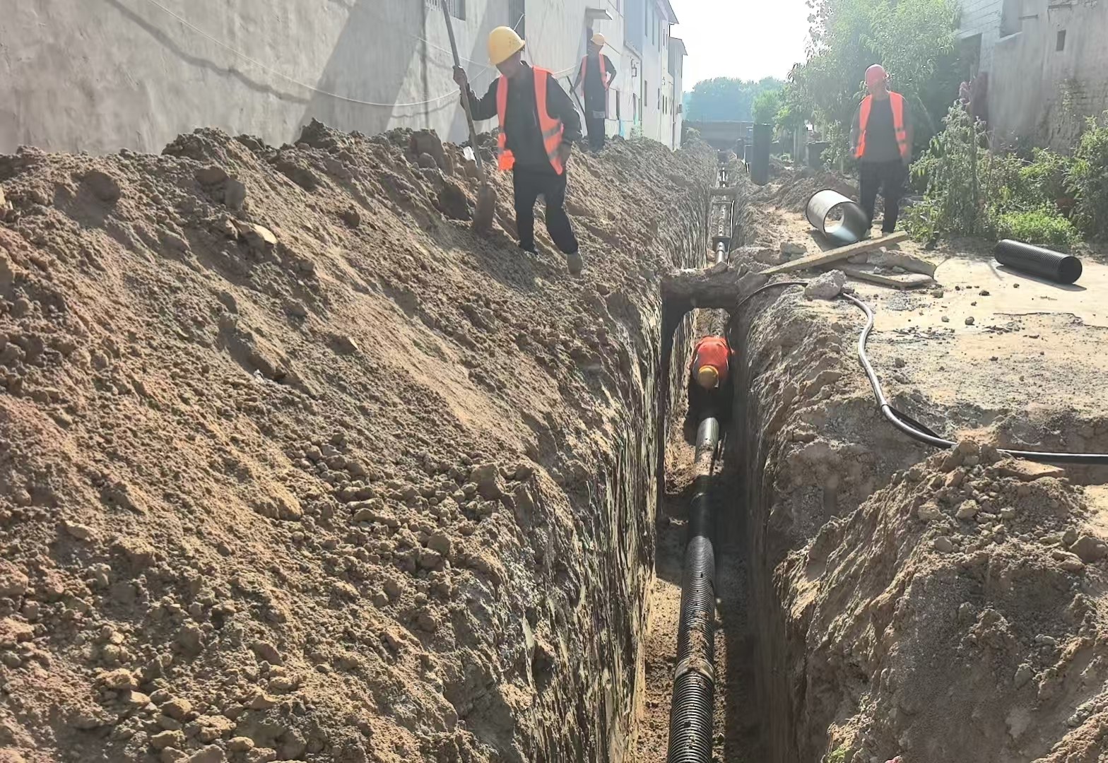 清河办事处洪家村供排水管网建设加速推进 人居环境将迎蝶变 清河办事处洪家村供排水管网建设加速推进 人居环境将迎蝶变