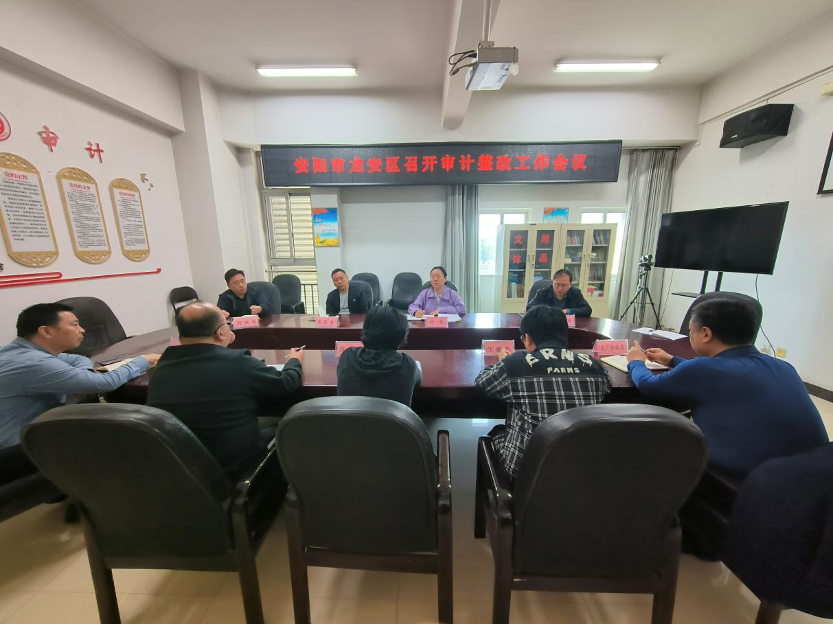 龙安区召开审计整改工作会议 龙安区召开审计整改工作会议