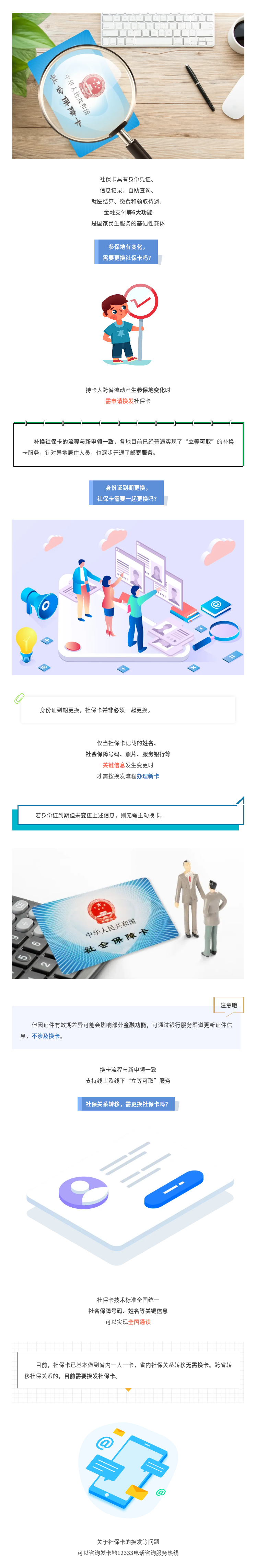 【一图看懂】身份证到期更换，社保卡需要换吗？（政策文件）