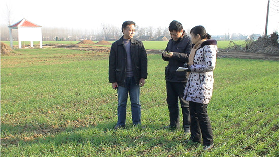 记邓州市农技推广中心农作站站长郭振荣