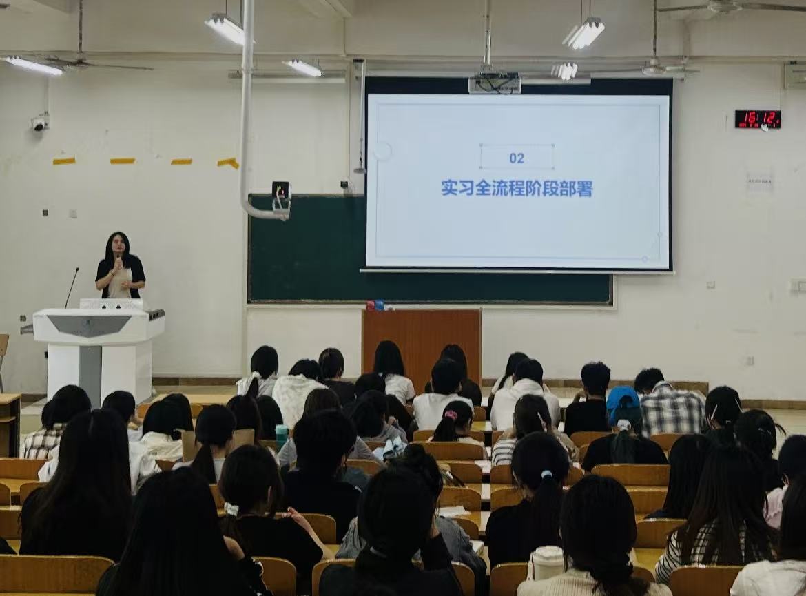 商务英语系2027届毕业实习动员会 现场图片