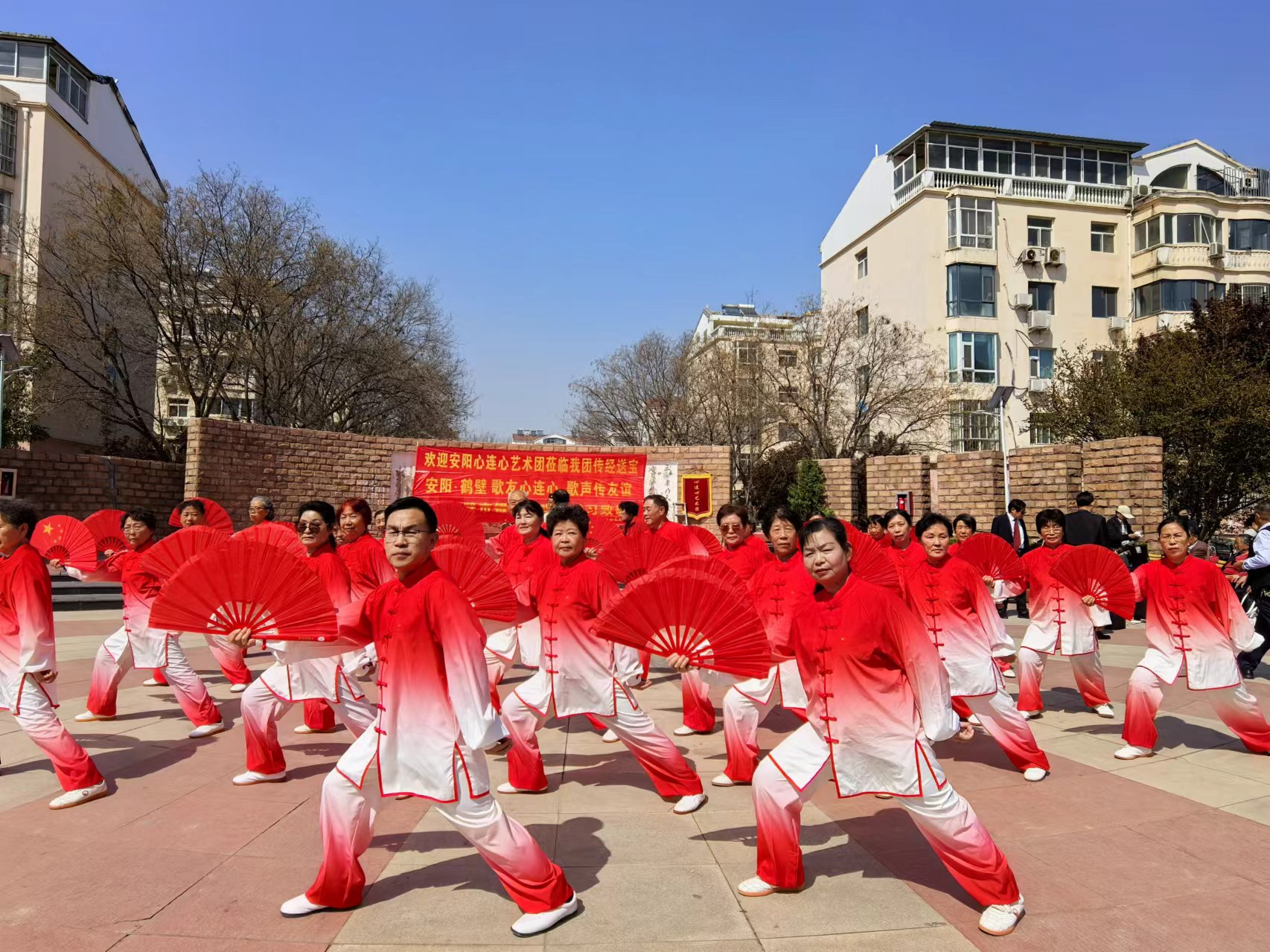 书香苑太极站 功夫扇