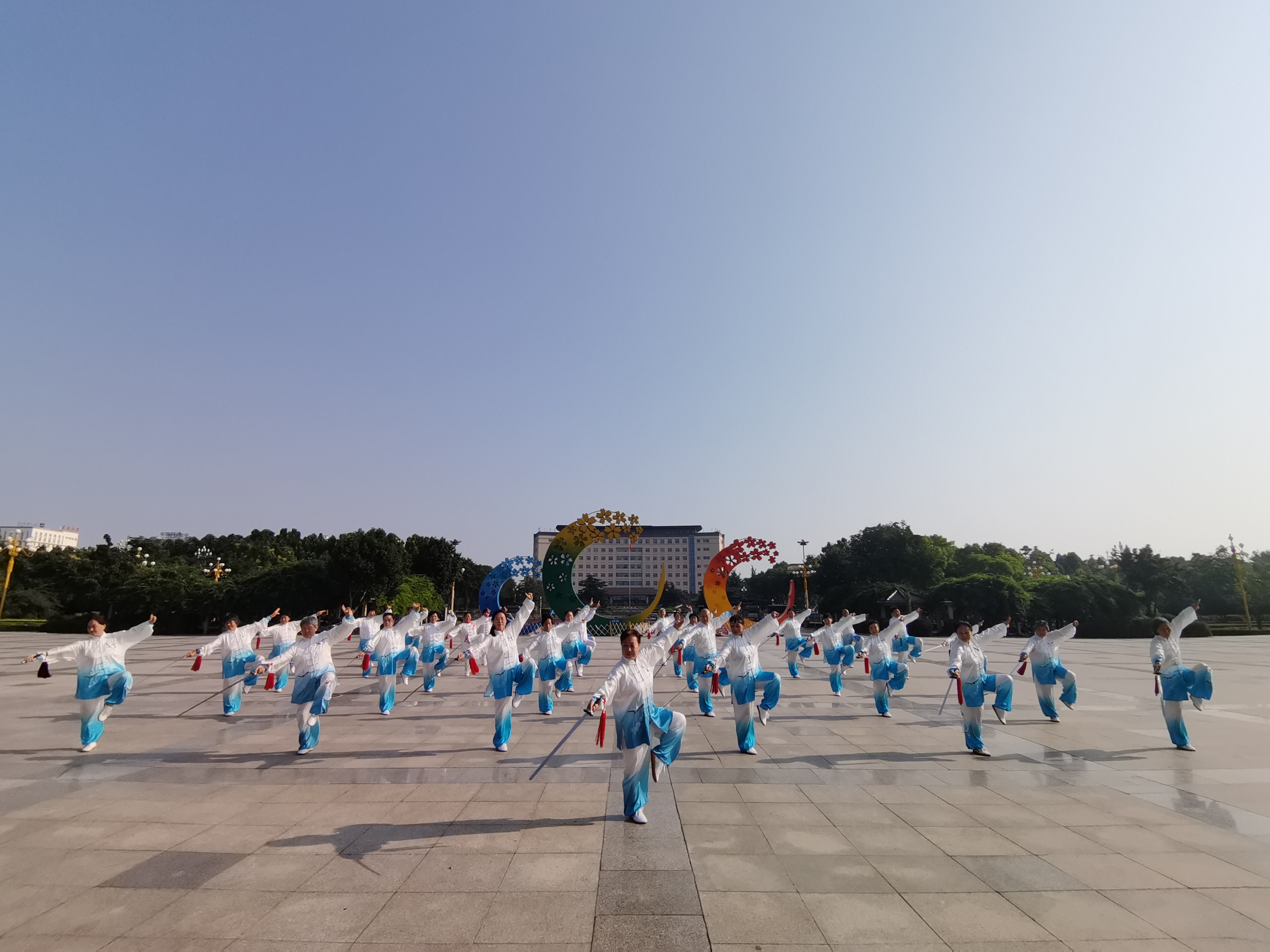 太极棉丰站广场展演