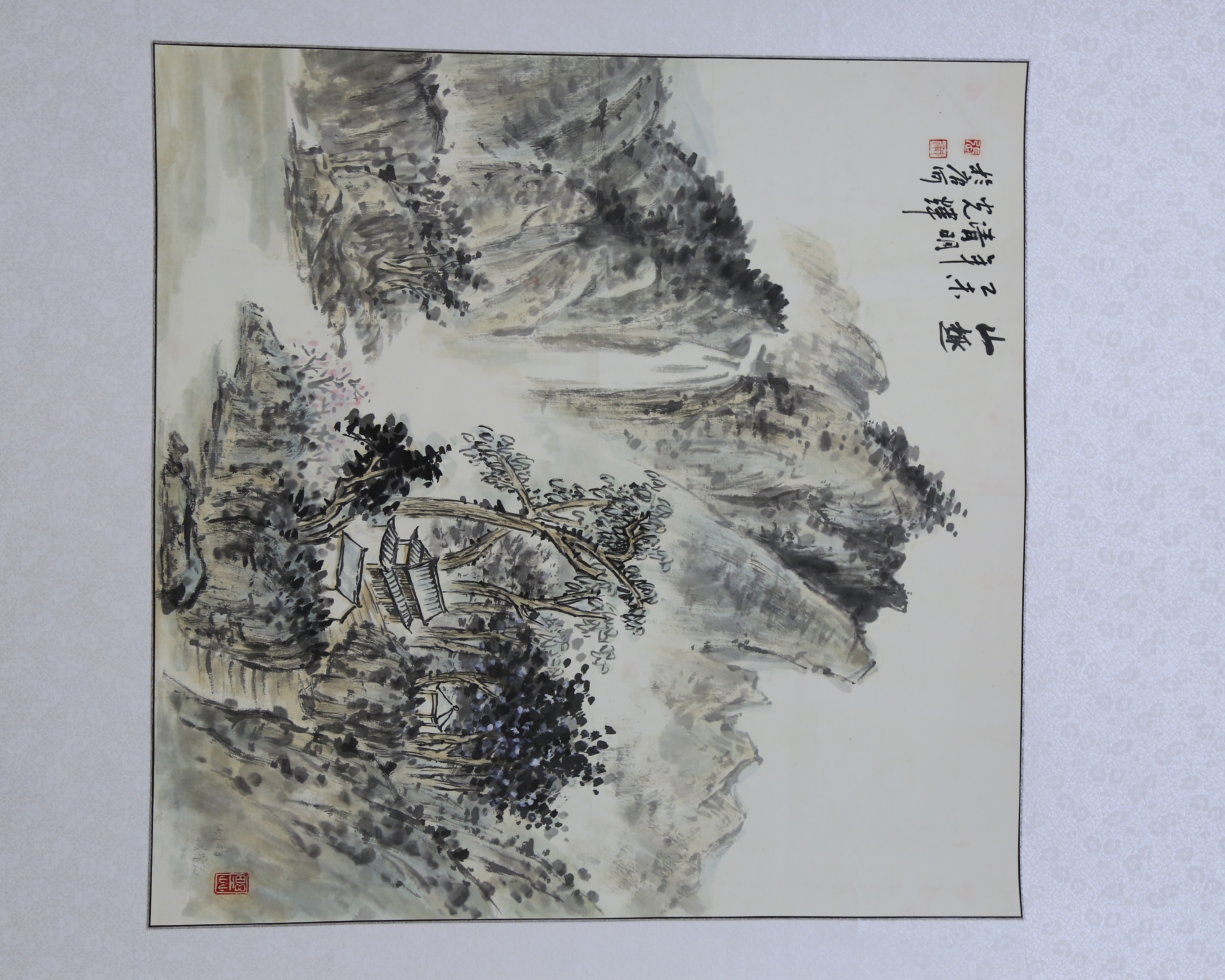 国画《山趣》 作者:张光辉 南阳市唐河县